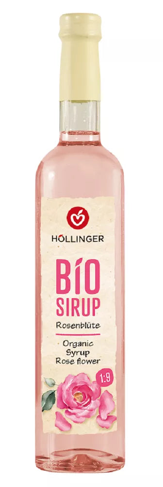 HOLLINGER Syrop o smaku różanym (500 ml) - BIO