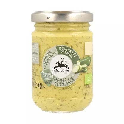 ALCE NERO Pesto z cukini (130g) - BIO