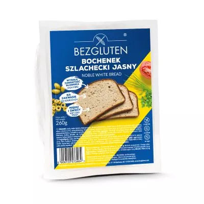 BEZGLUTEN Bochenek szlachecki jasny bezglutenowy (260g)