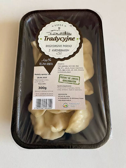*TRADYCYJNE Pierogi bieszczadzkie z kurdybankiem (300 g)