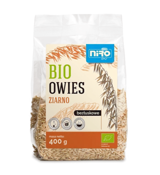 NIRO Owies bezłuskowy (400g) - BIO