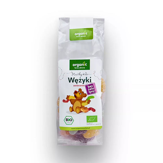 ORGANIC Wężyki bez żelatyny ekologiczne (100g) - BIO