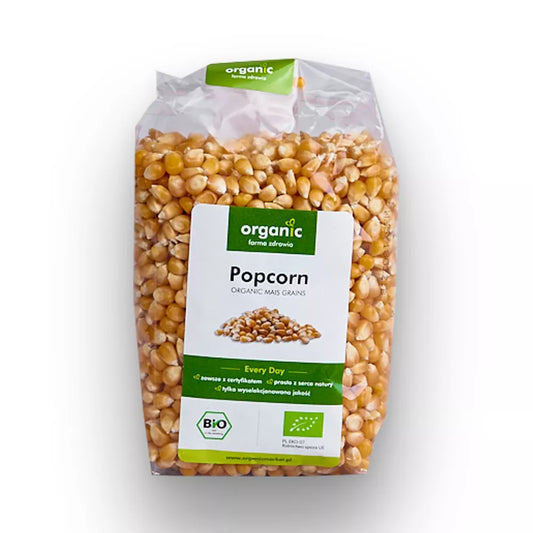 ORGANIC Popcorn ekologiczny (ziarno kukurydzy) (400g) - BIO