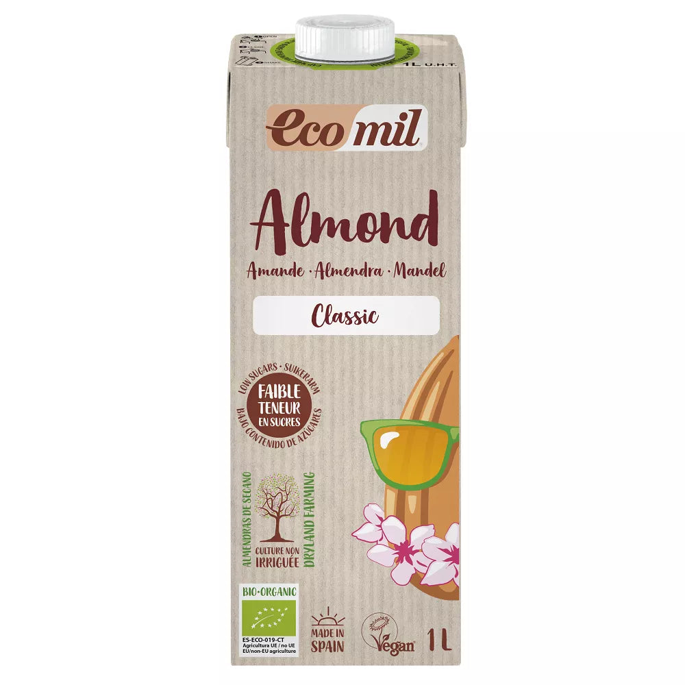 ECOMIL Napój migdałowy Classic bez cukru BIO 1 l