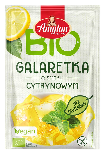 AMYLON Galaretka z agarem  o smaku pomarańczowym (40g) - BIO