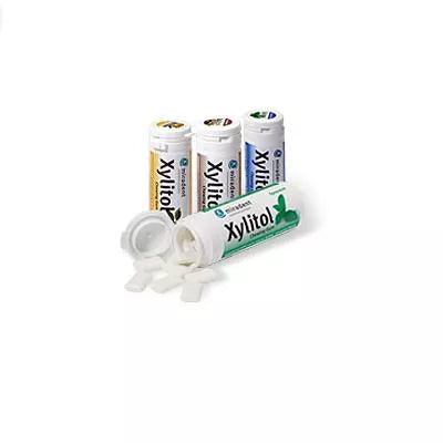 MIRADENT Guma do żucia xylitol jabłko dla dzieci [30szt.]