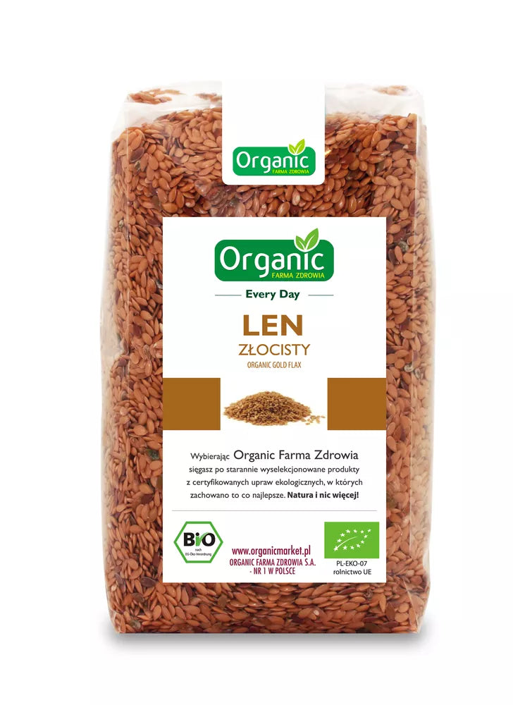 ORGANIC Len złocisty ekologiczny (400g) - BIO