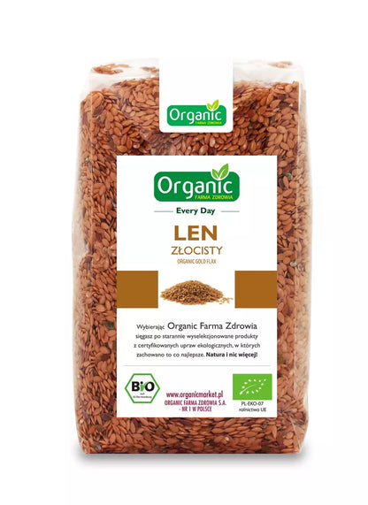ORGANIC Len złocisty ekologiczny (400g) - BIO