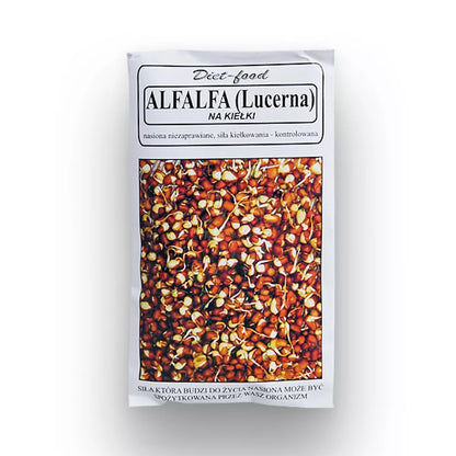 DIET-FOOD Nasiona na kiełki Lucerna [alfalfa] (80g)