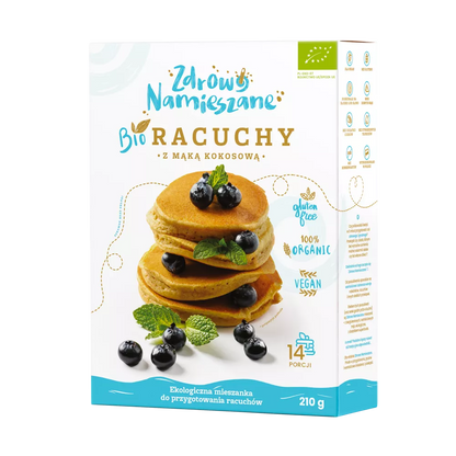 ZDROWO NAMIESZANE Mieszanka na racuchy z mąką kokosową 210g - BIO