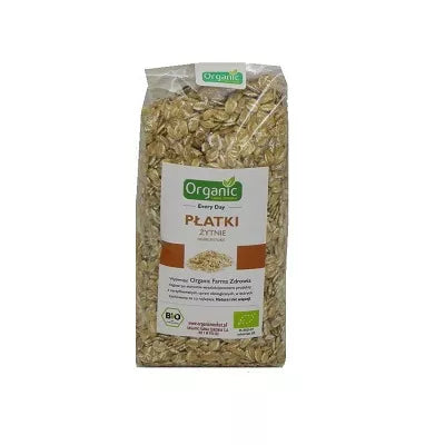 ORGANIC Płatki żytnie pełnoziarniste ekologiczne (300g) - BIO