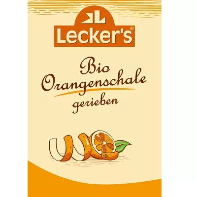 LECKERS Skórka pomarańczowa starta (15g) - BIO