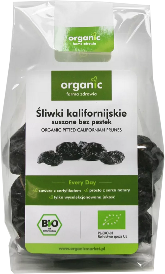 ORGANIC Śliwki suszone bez pestek ekologiczne (500g) - BIO