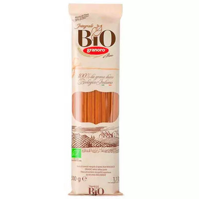 GRANORO Makaron pszenny spaghetti pełnoziarnisty (500g) - BIO